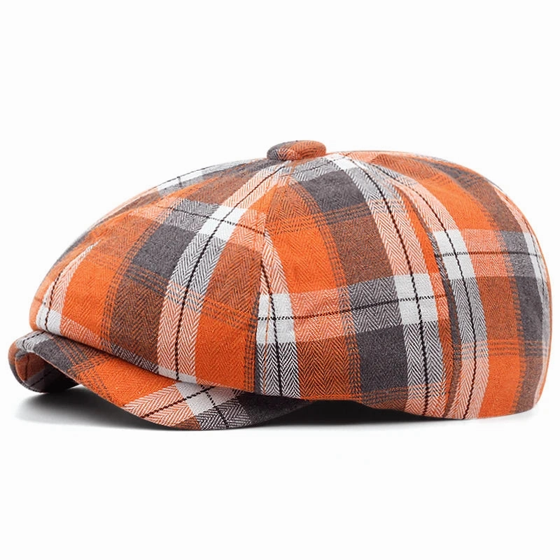 Bret Casquette Gavroche  Carreaux