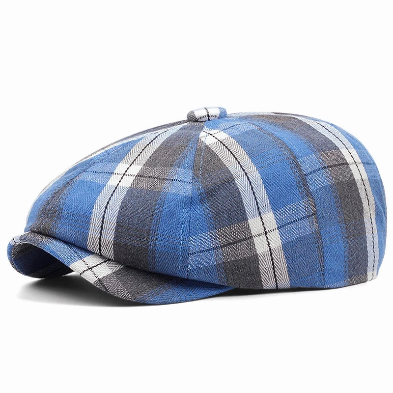 Bret Casquette Gavroche  Carreaux
