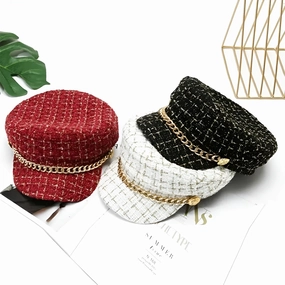 Bret Casquette Gavroche Femme  Chaine