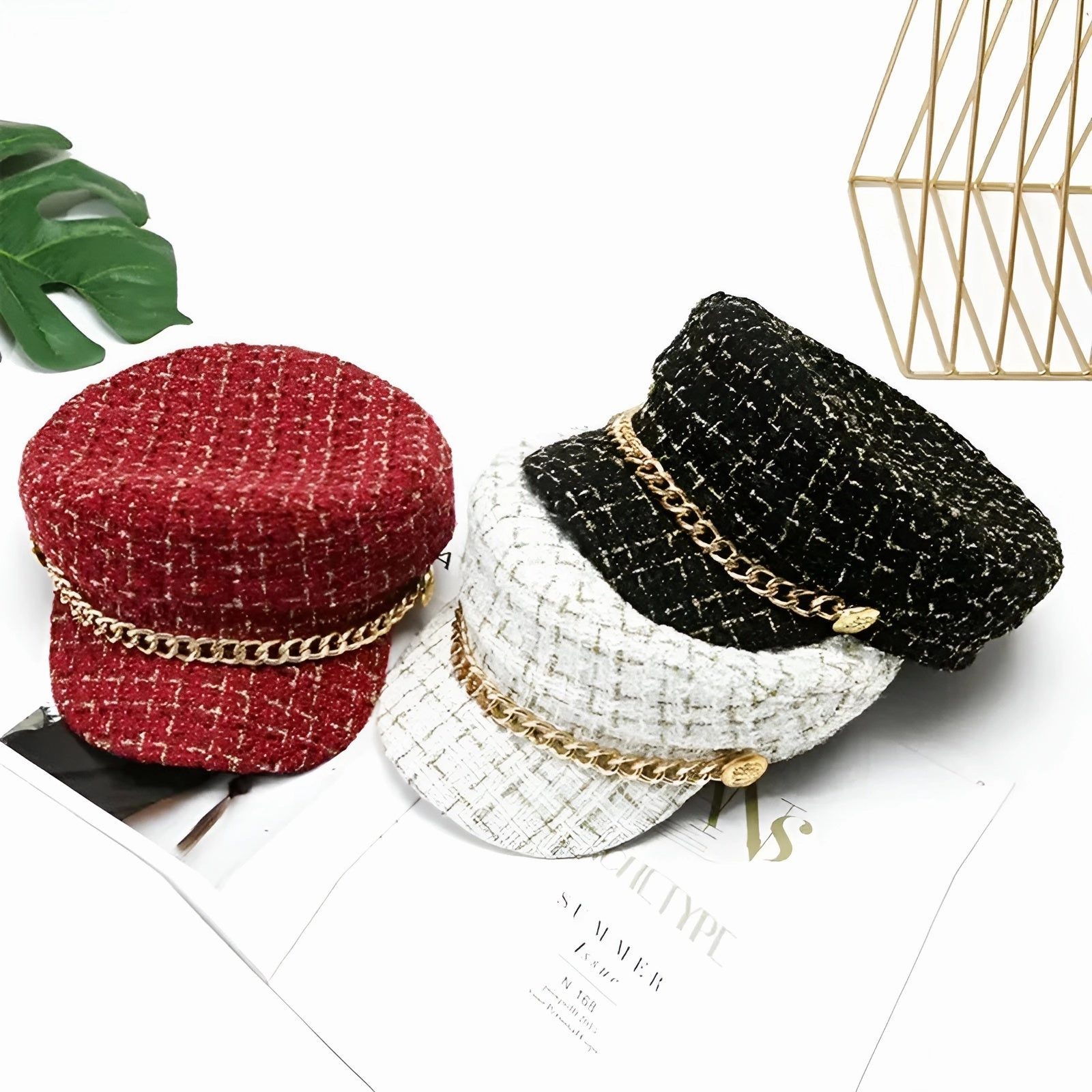 Bret Casquette Gavroche Femme  Chaine