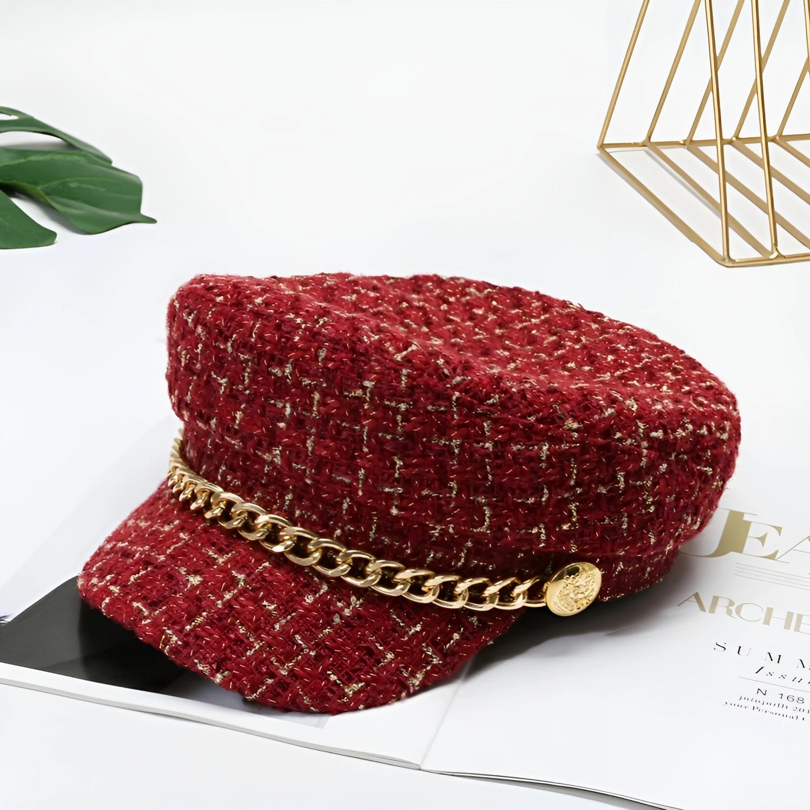 Bret Casquette Gavroche Femme  Chaine