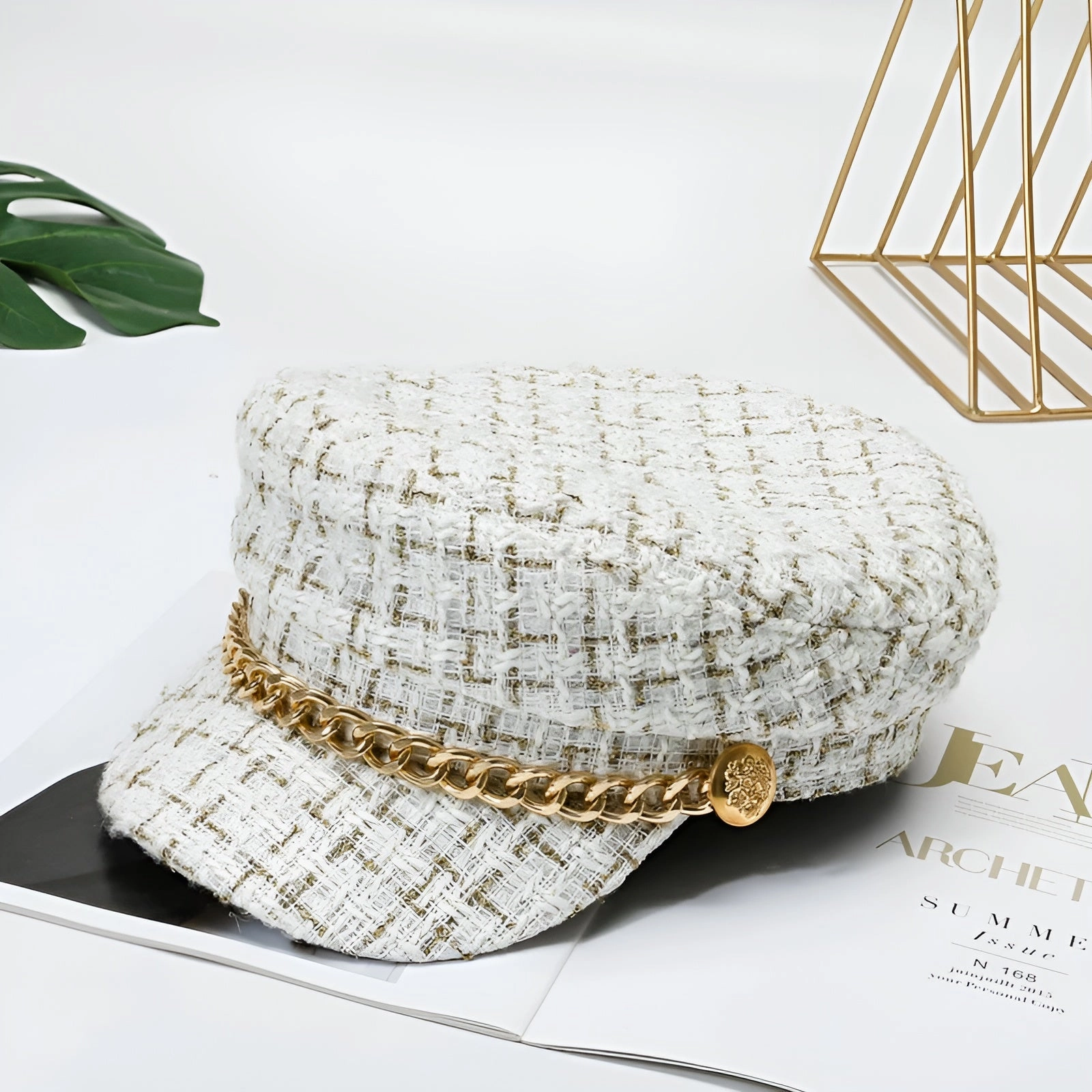 Bret Casquette Gavroche Femme  Chaine