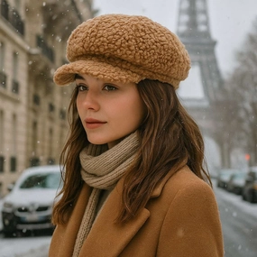 Bret Casquette Gavroche Femme Polaire