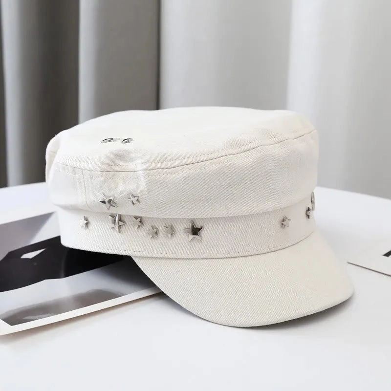 Bret Casquette Gavroche Femme toile Luxe