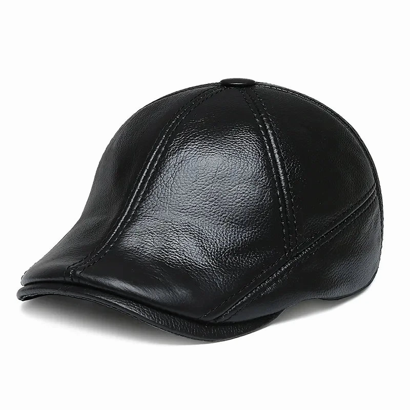 Bret en Cuir Homme - Cache Oreille