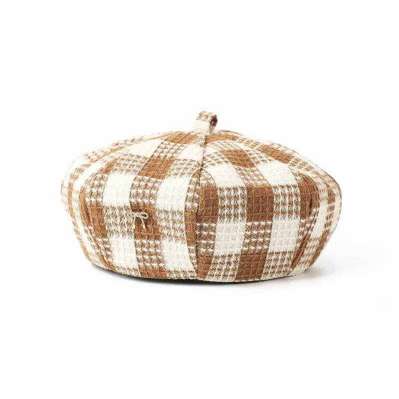Bret Femme Coton  Carreaux