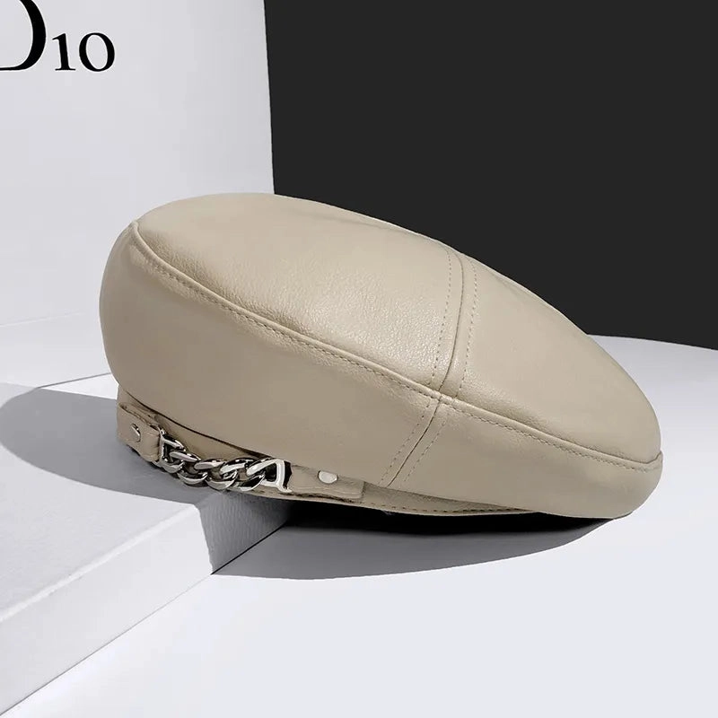 Bret Femme en Cuir avec Chaine