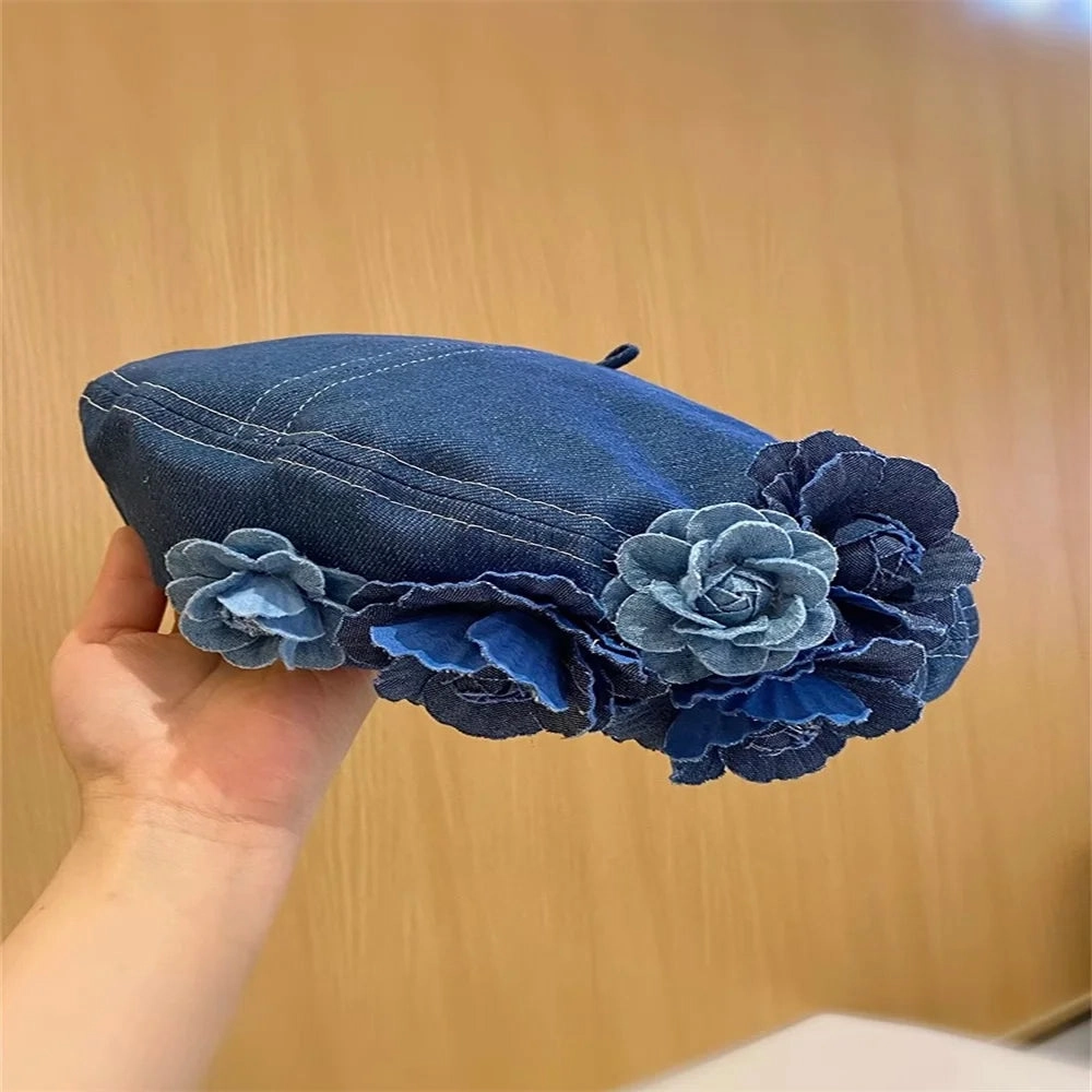 Bret Femme en Jean Fleur