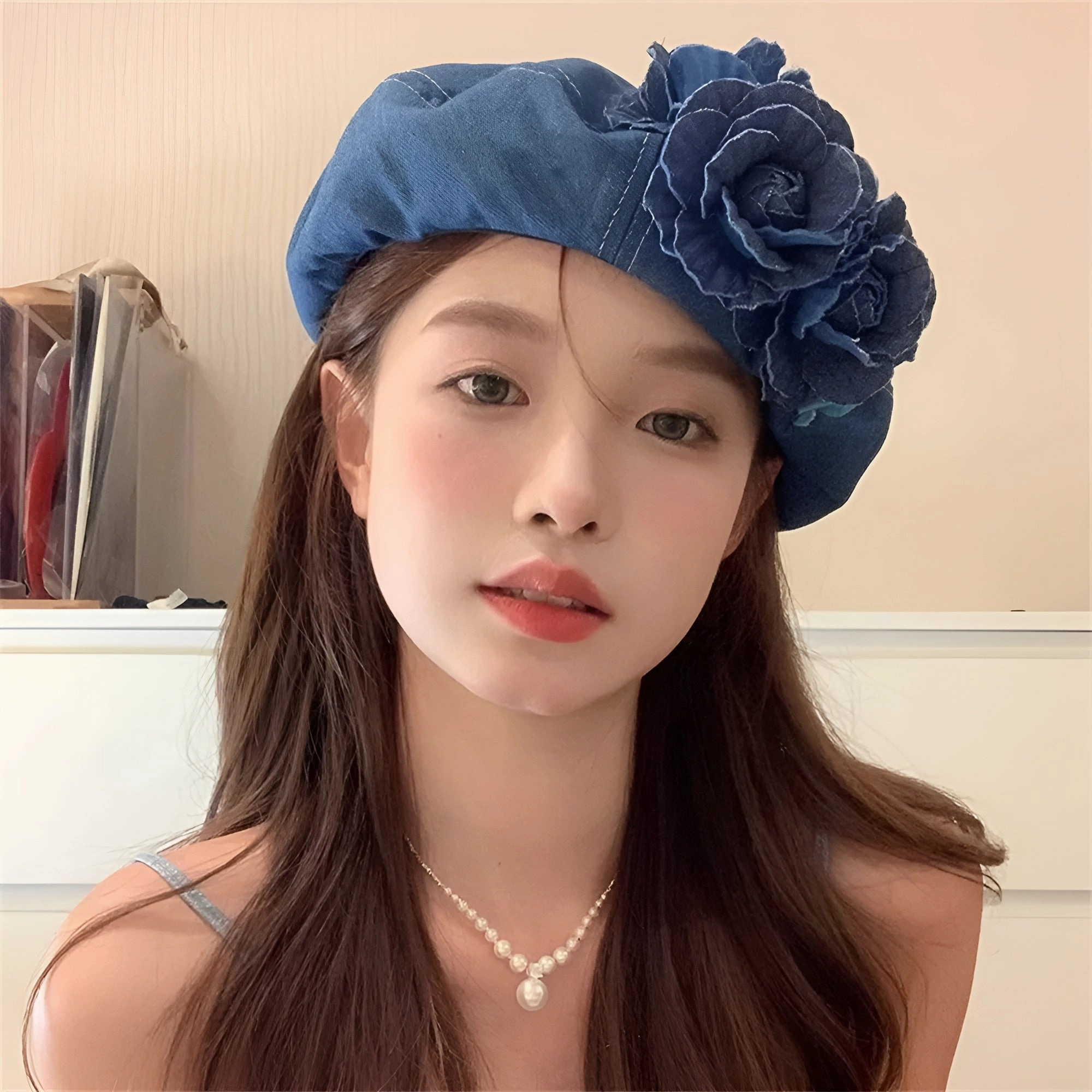 Bret Femme en Jean Fleur
