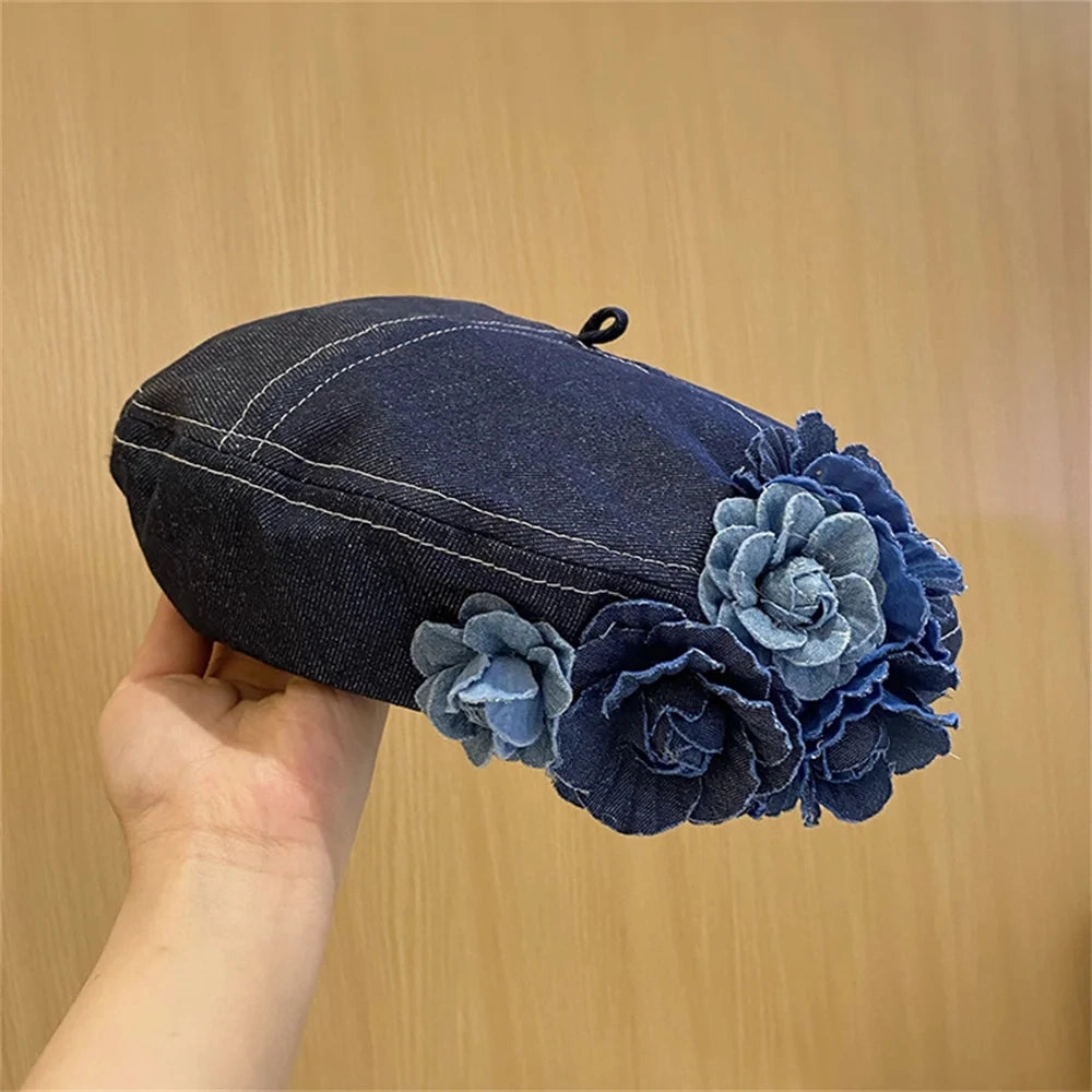 Bret Femme en Jean Fleur