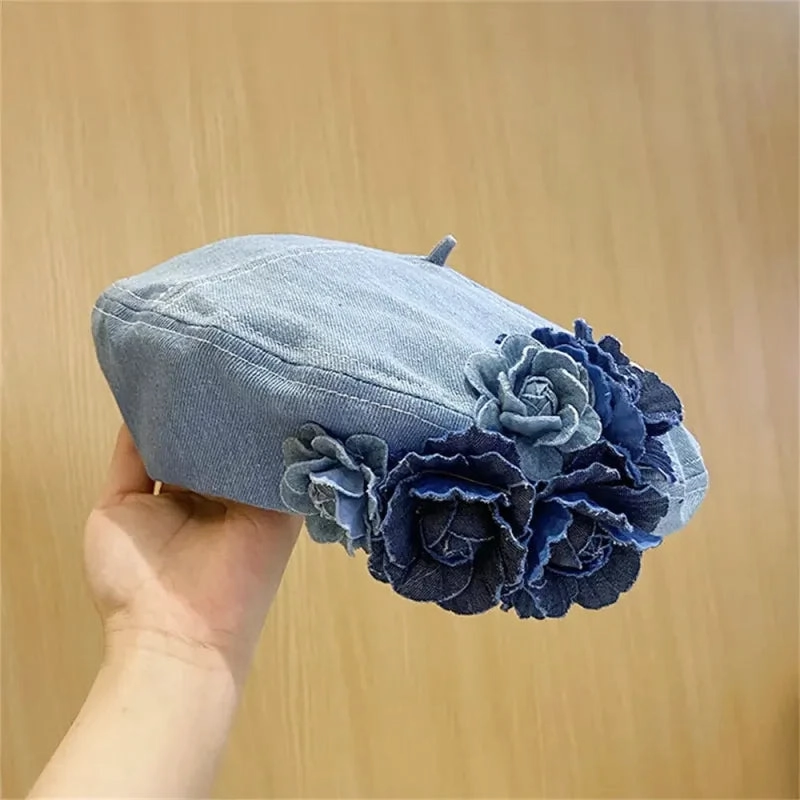 Bret Femme en Jean Fleur