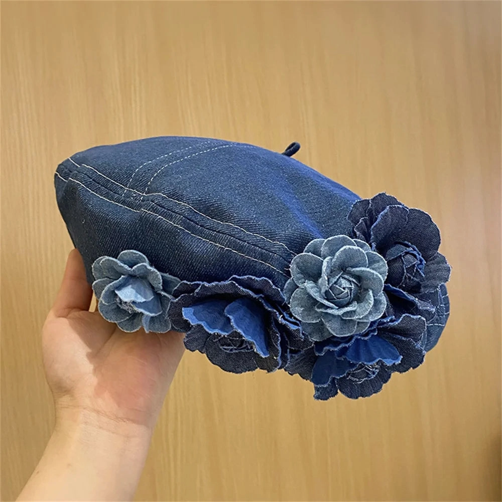 Bret Femme en Jean Fleur