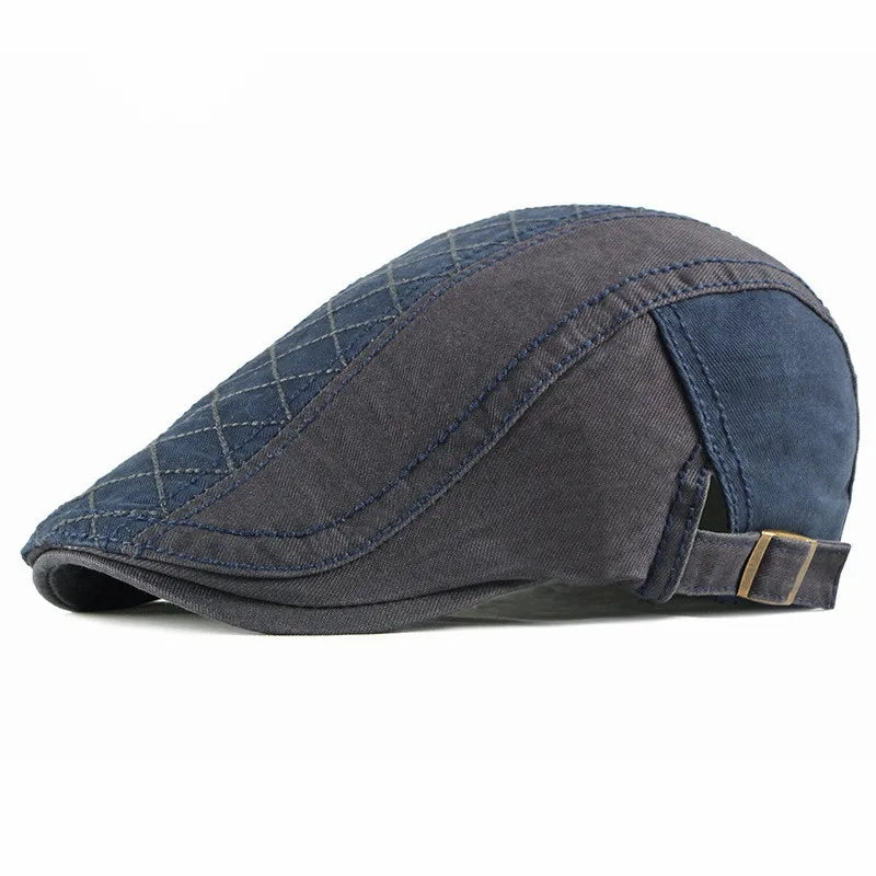 Bret Homme Bicolore en Coton avec Surpiq?res - Duality
