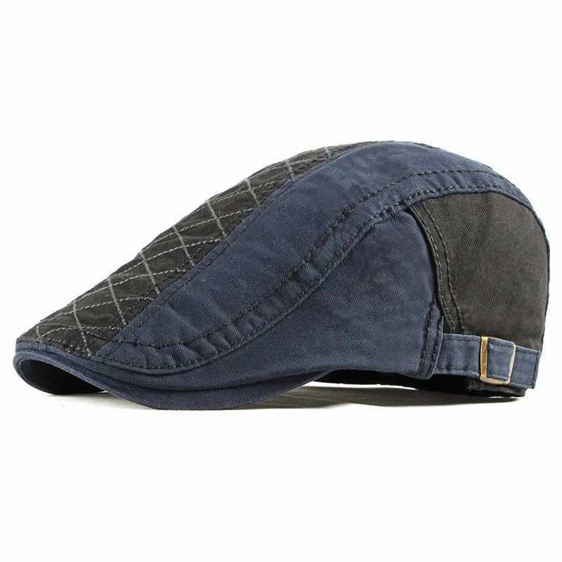 Bret Homme Bicolore en Coton avec Surpiq?res - Duality