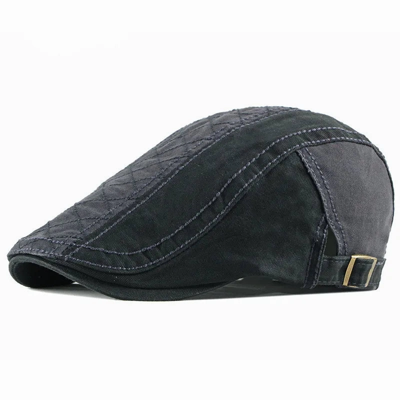 Bret Homme Bicolore en Coton avec Surpiq?res - Duality