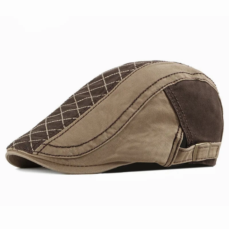 Bret Homme Bicolore en Coton avec Surpiq?res - Duality