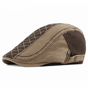 Bret Homme Bicolore en Coton avec Surpiq?res - Duality