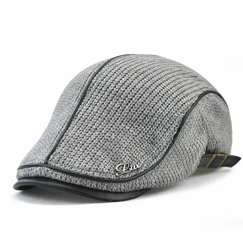 Bret Homme Coton Maille avec Bordure en Cuir Rglable - Metro
