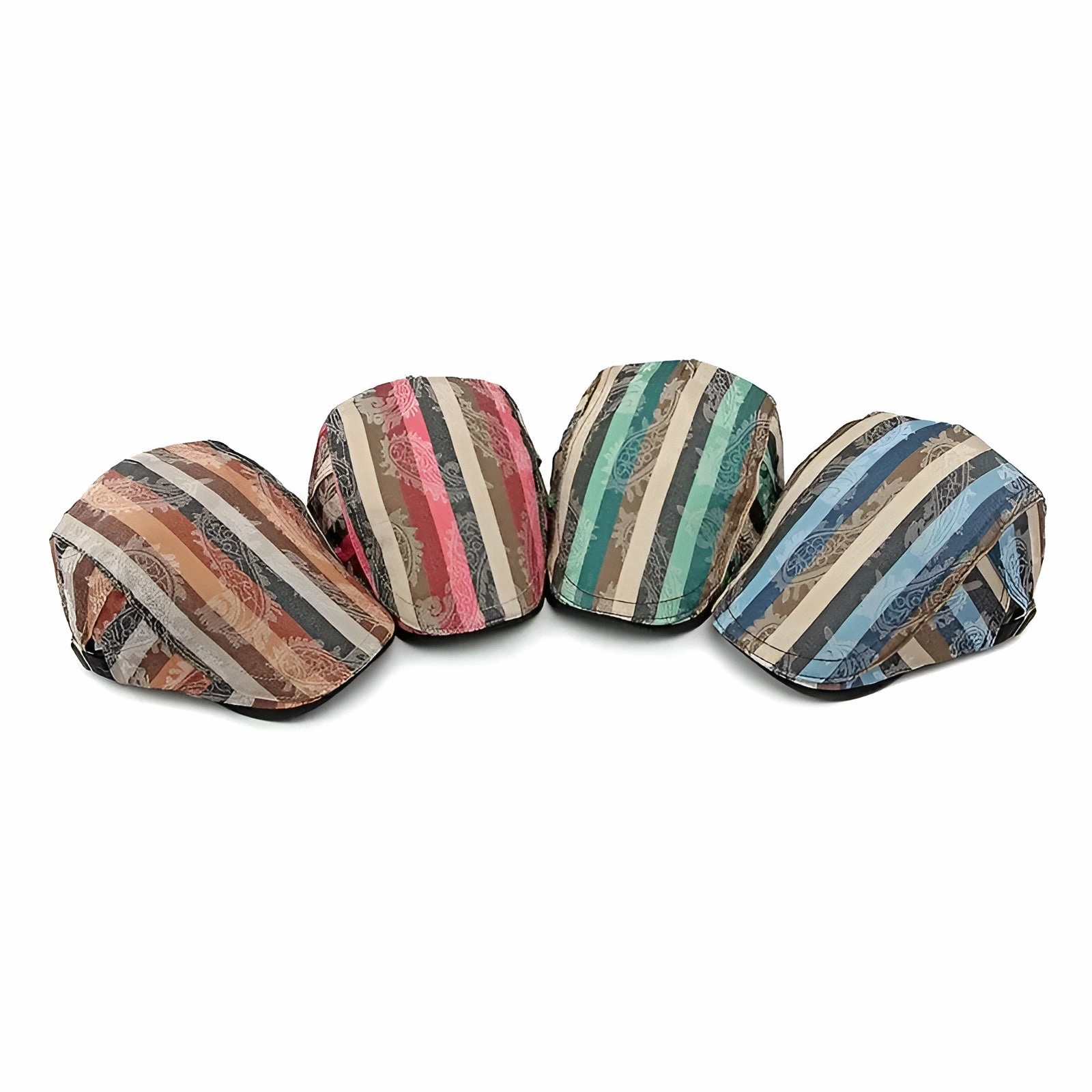 Bret Homme en Coton Raye Multicolore - Stripe