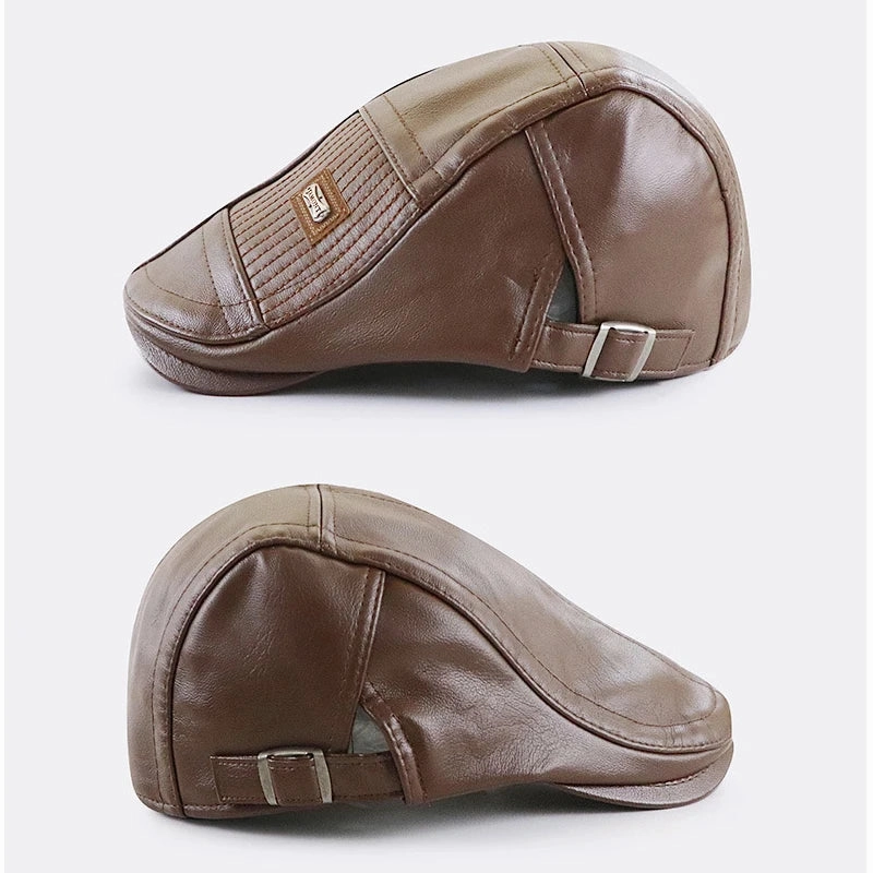 Bret Homme en Cuir avec Dtails Matelasss - Aventura