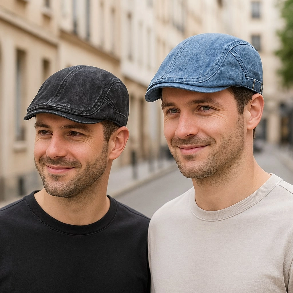 Bret Homme en Denim Lger - Sky