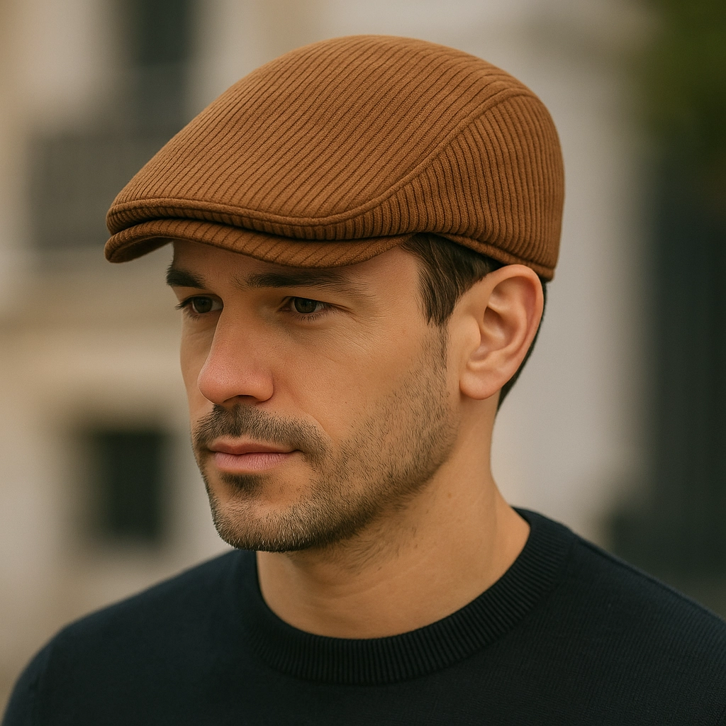 Bret Homme Vintage en Velours C?tel - Velvet