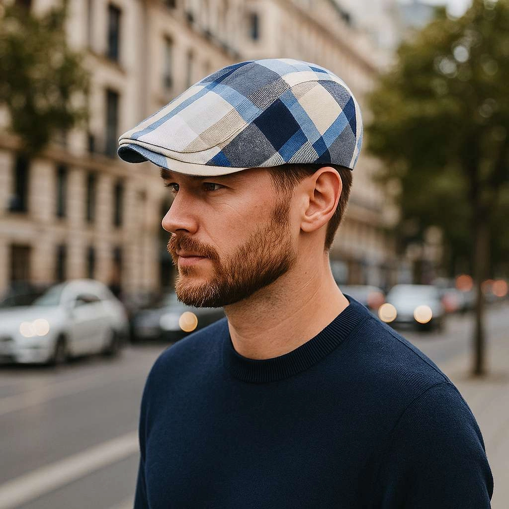 Bret Motif Carreaux - Britcap