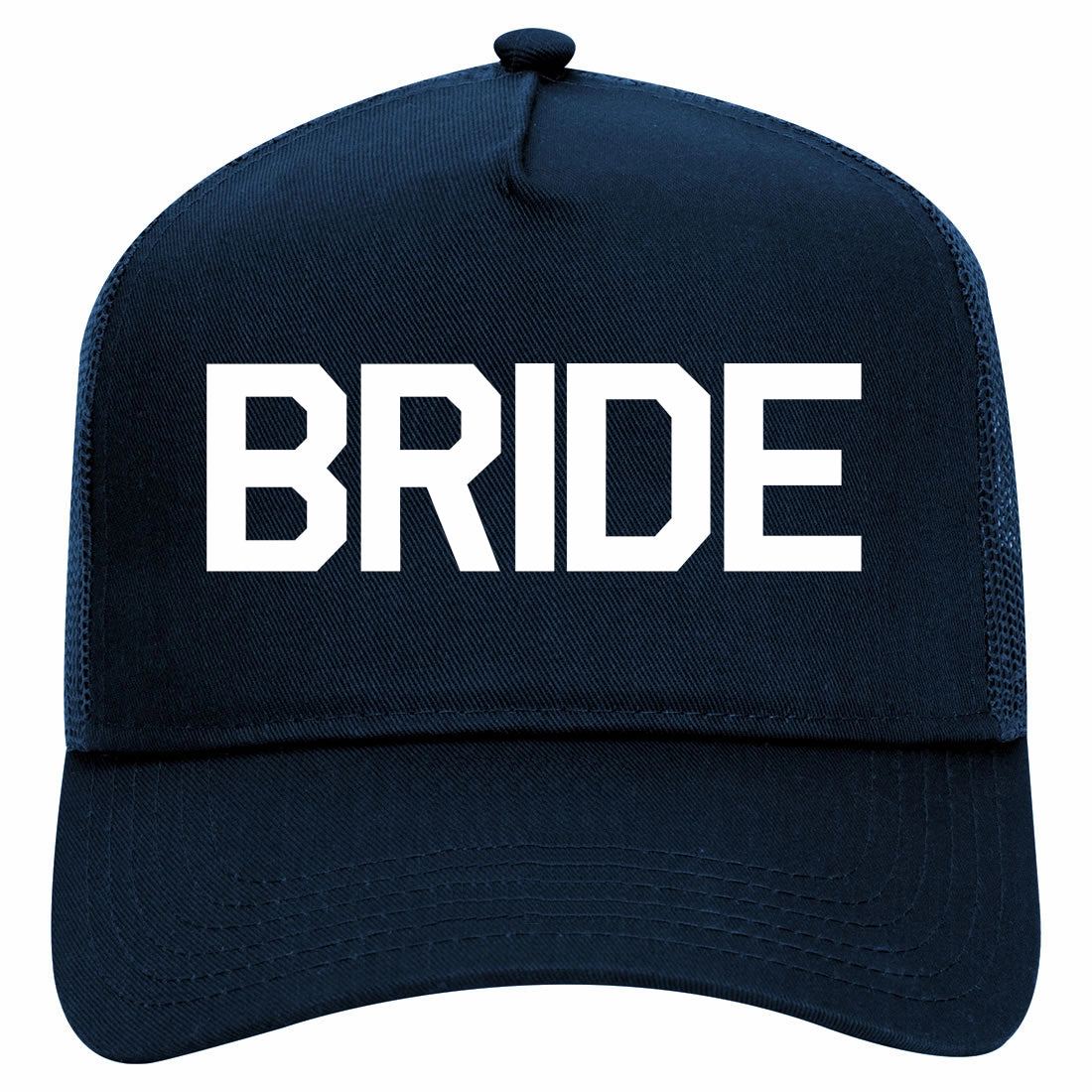 Bride Bachlorette Party Retro Adult 5 Panel Mesh Trucker Hat