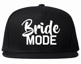 Bride Mode Bridal Mens Snapback Hat