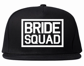 Bride Squad Bachlorette Party Mens Snapback Hat
