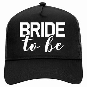 Bride To Be Retro Adult 5 Panel Mesh Trucker Hat