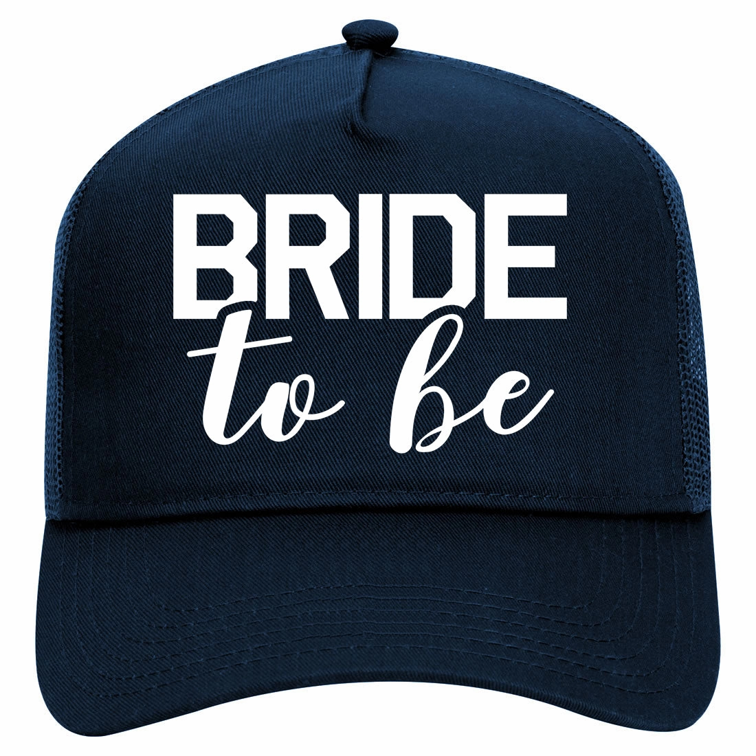 Bride To Be Retro Adult 5 Panel Mesh Trucker Hat