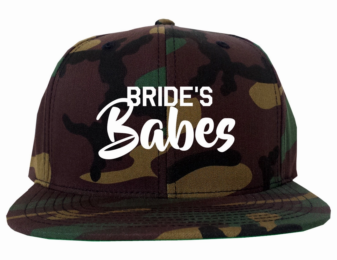 Brides Babes Wedding Mens Snapback Hat