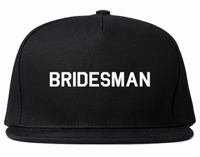 Bridesman Bachlorette Bachelor Party Mens Snapback Hat