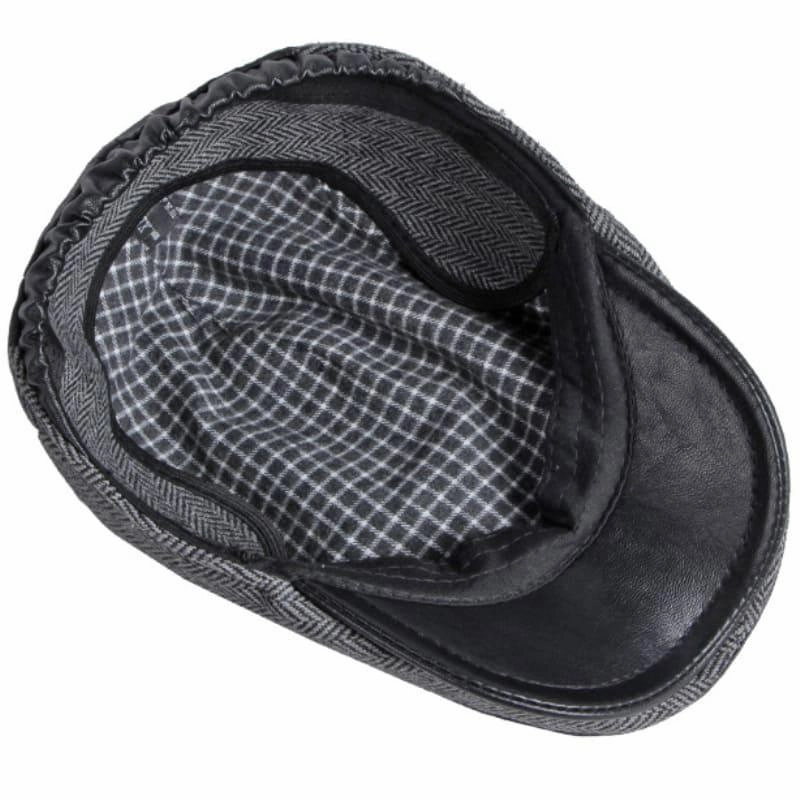 Bristol Herringbone Earflaps Flat Cap