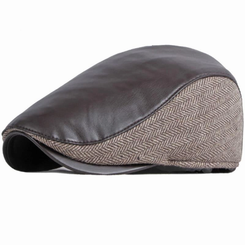 Bristol Herringbone Earflaps Flat Cap