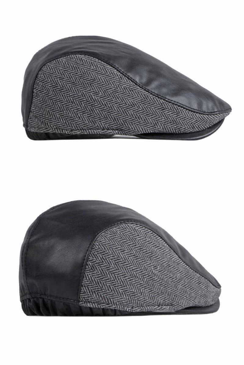 Bristol Herringbone Earflaps Flat Cap