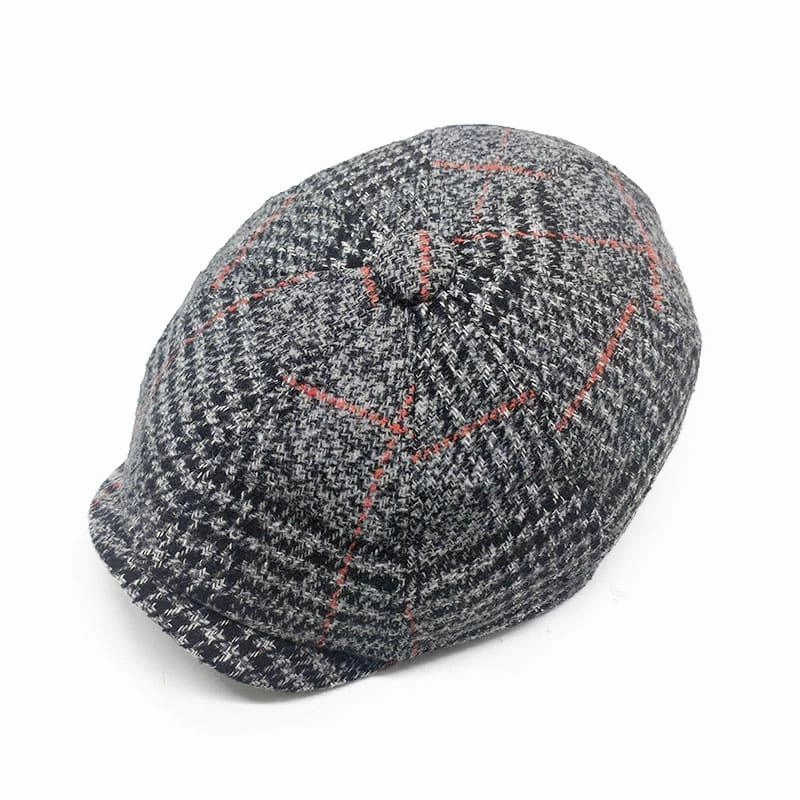 Bristol Tartan Wool Newsboy Cap