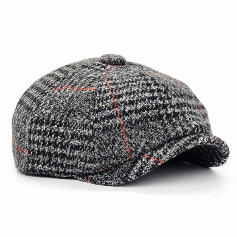 Bristol Tartan Wool Newsboy Cap