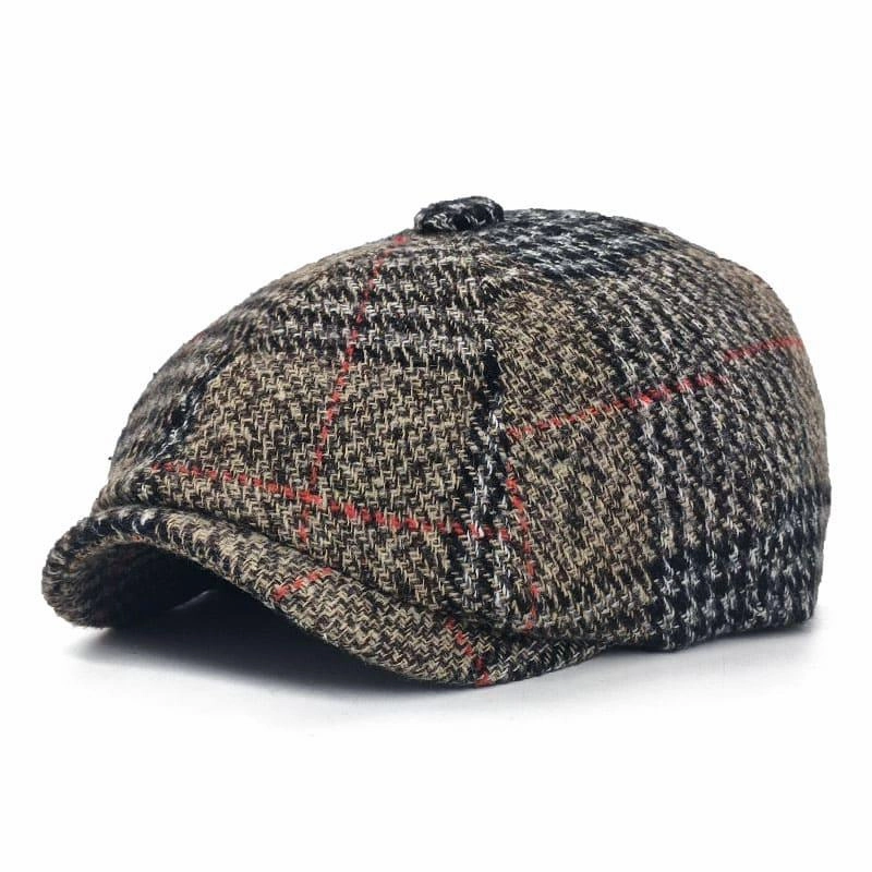 Bristol Tartan Wool Newsboy Cap