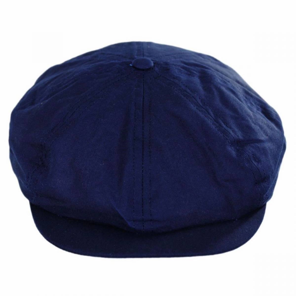 British Millerain Wax Cotton Newsboy Cap