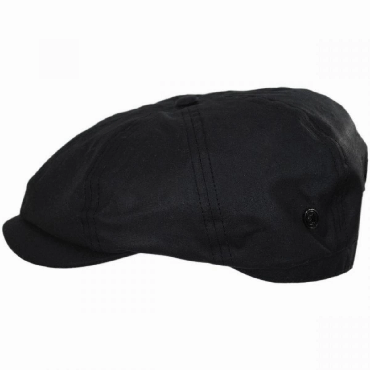 British Millerain Wax Cotton Newsboy Cap