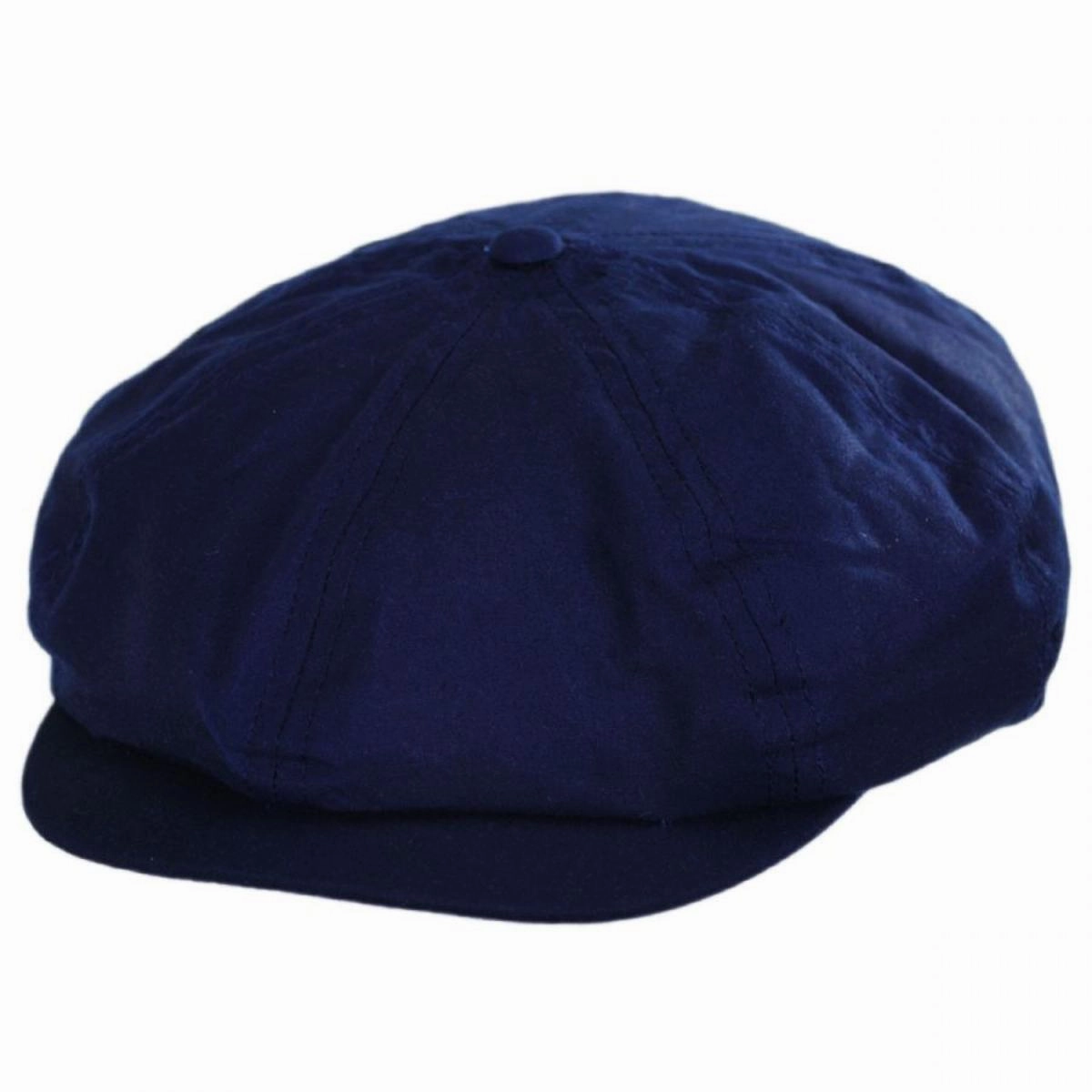 British Millerain Wax Cotton Newsboy Cap