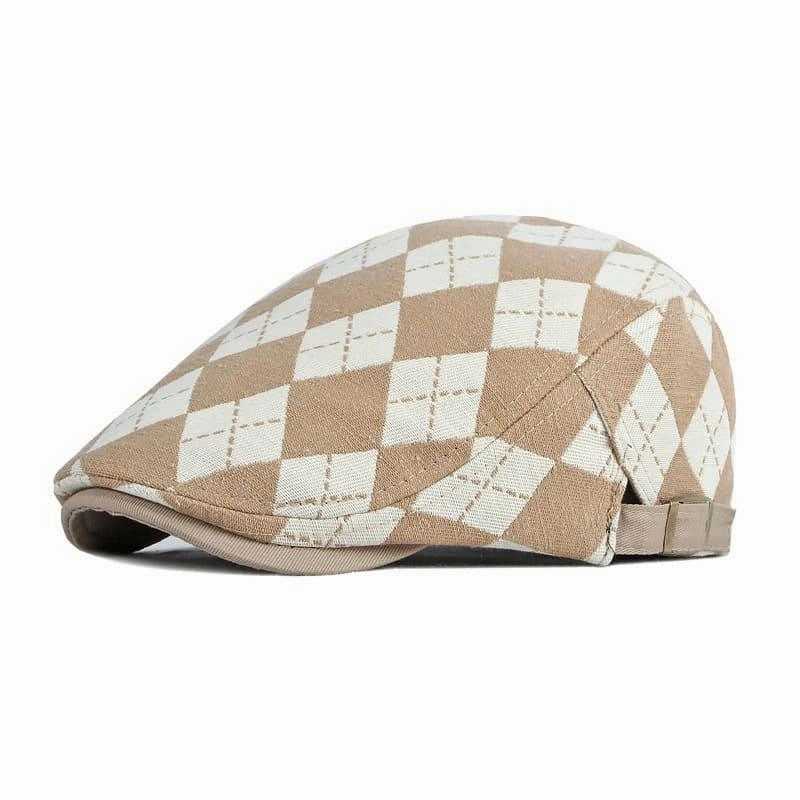 Brixton Vintage Diamonds Flat Cap