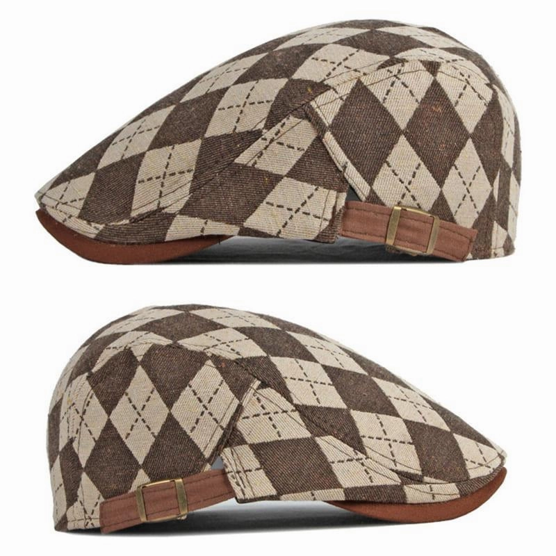 Brixton Vintage Diamonds Flat Cap