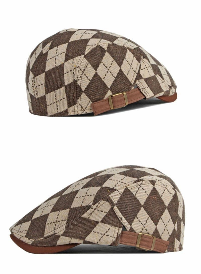 Brixton Vintage Diamonds Flat Cap
