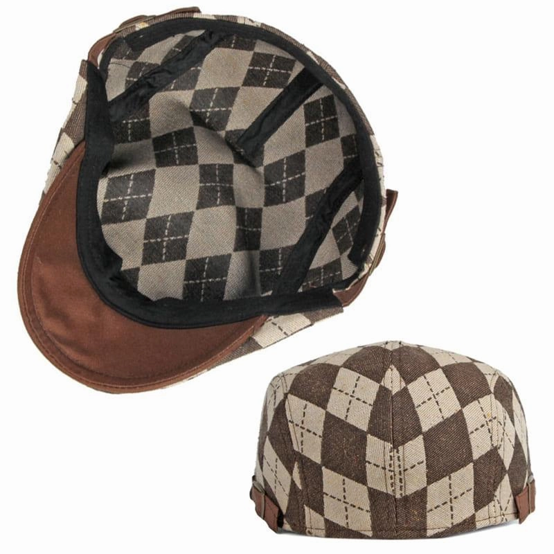 Brixton Vintage Diamonds Flat Cap