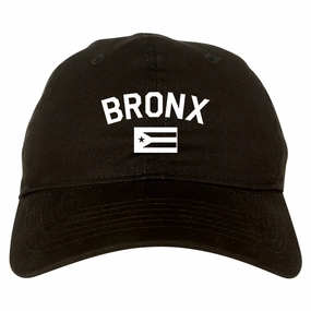 Bronx Puerto Rico Flag Mens Dad Hat
