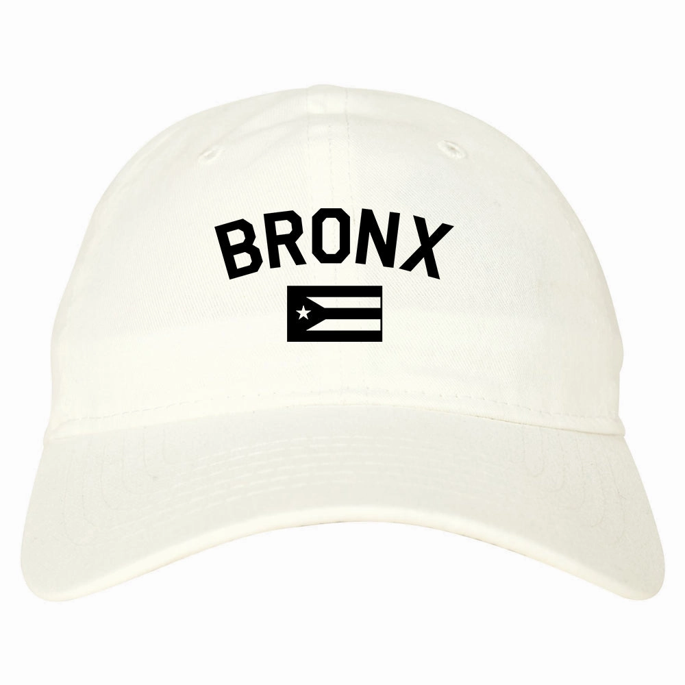 Bronx Puerto Rico Flag Mens Dad Hat