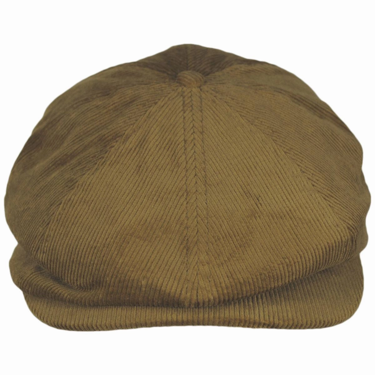 Brood Corduroy Newsboy Cap - Antelope